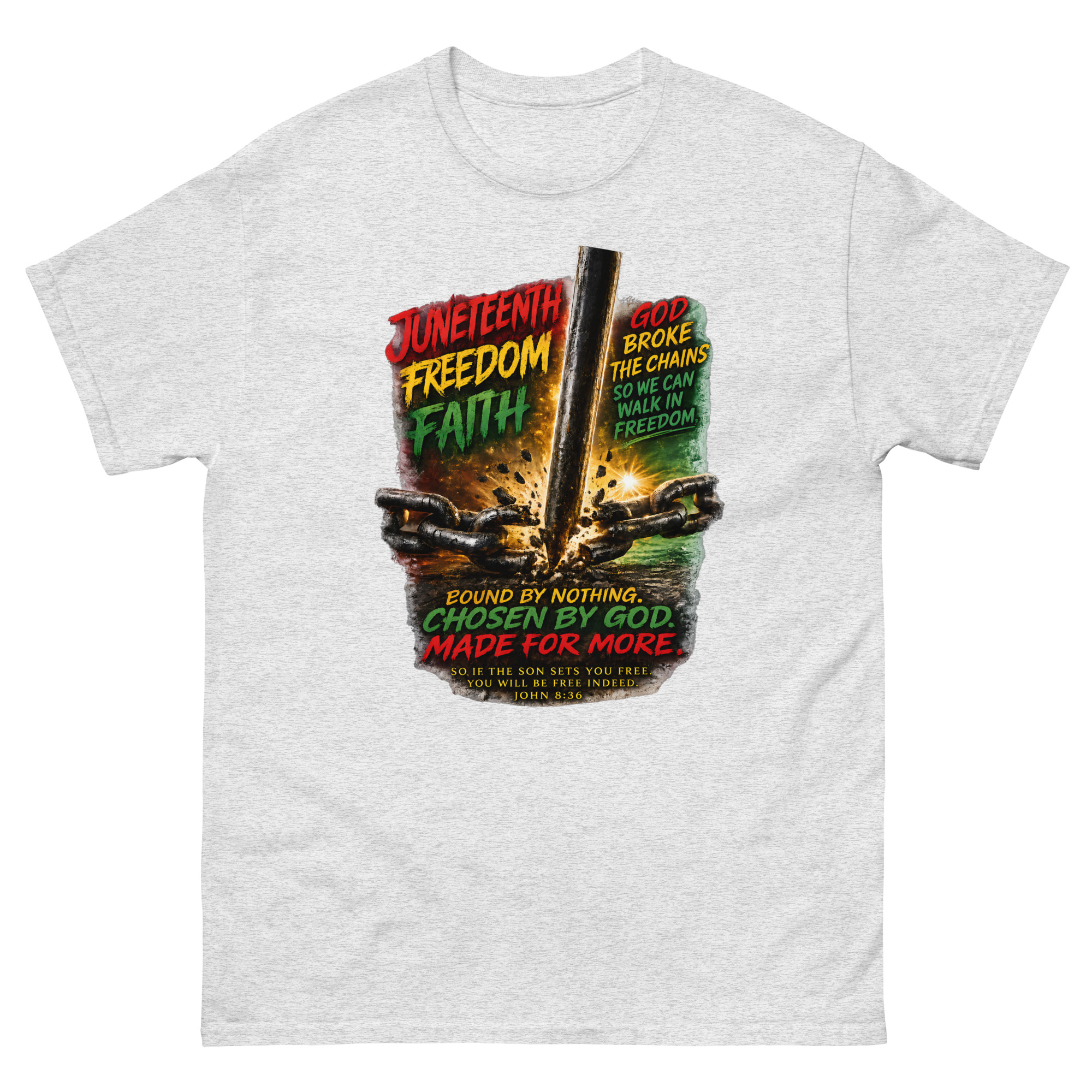 Juneteenth Freedom Through Faith Shirt - Image 15