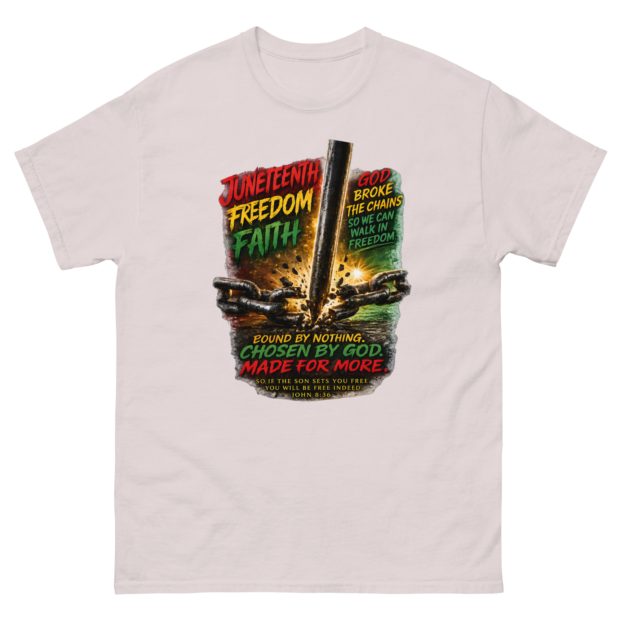 Juneteenth Freedom Through Faith Shirt - Image 14