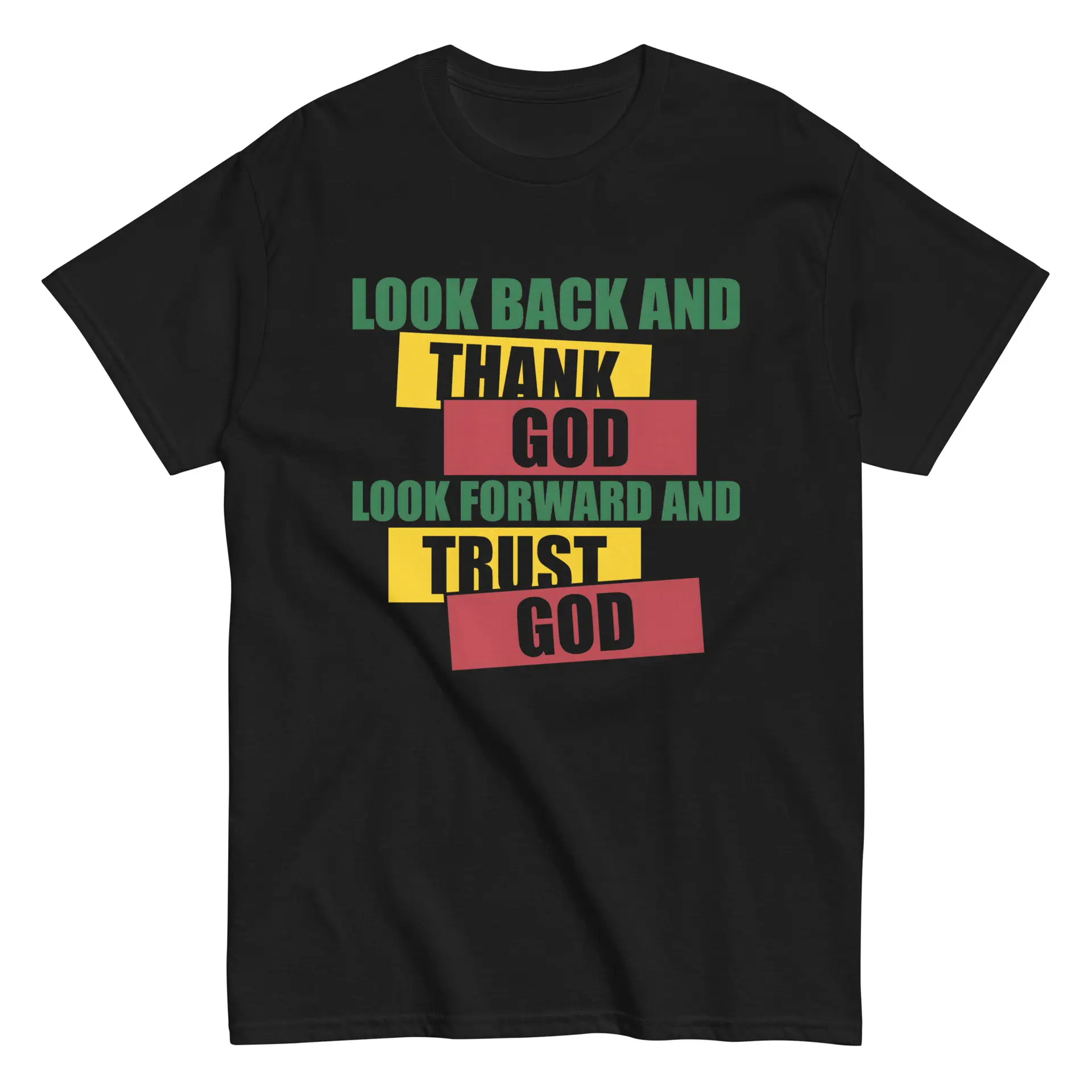 Look Back and Thank God Shirt | Christian Juneteenth Shirt - Image 2
