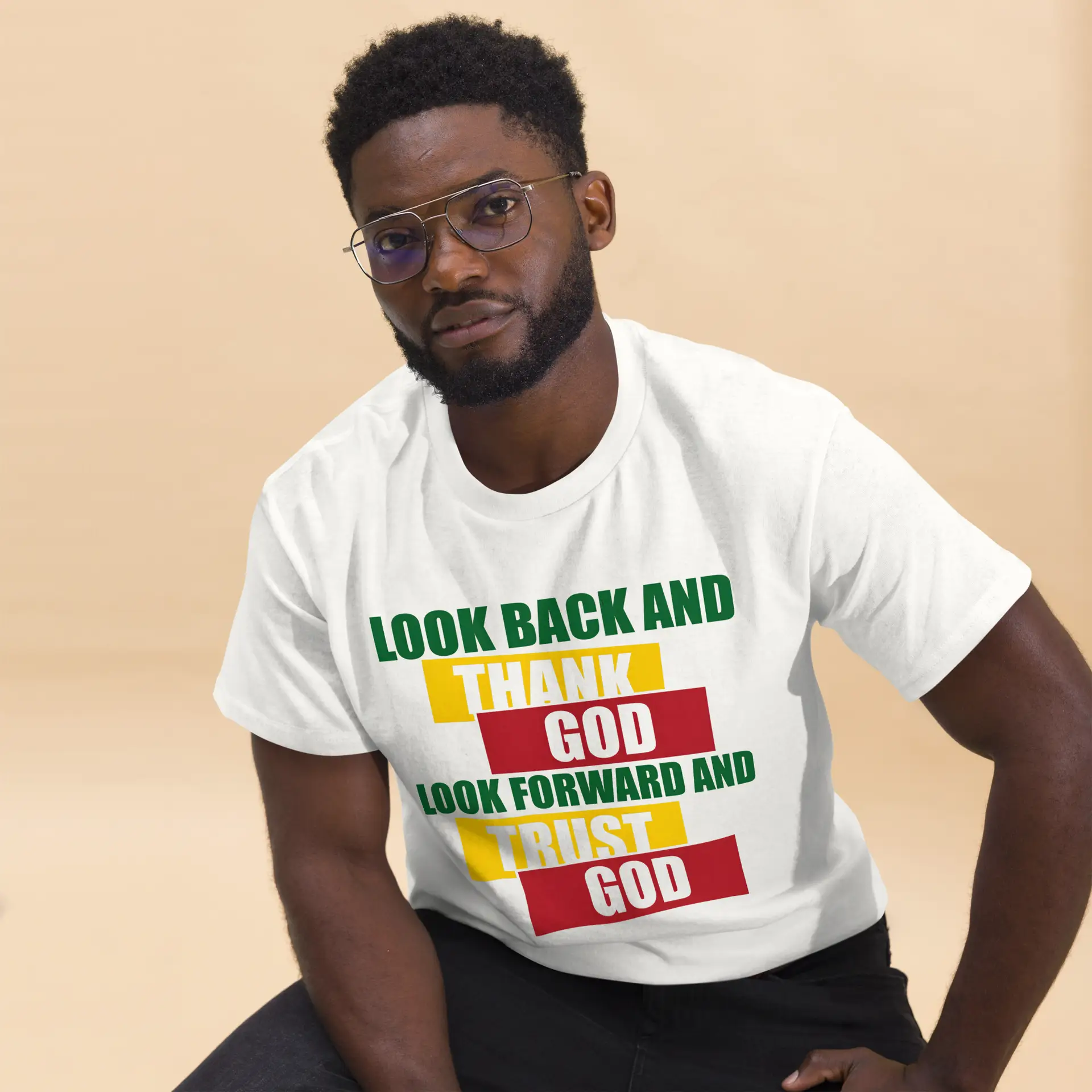 Look Back and Thank God Shirt | Christian Juneteenth Shirt