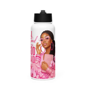 Stand on What God Said 32 oz stainless steel water bottle with straw lid